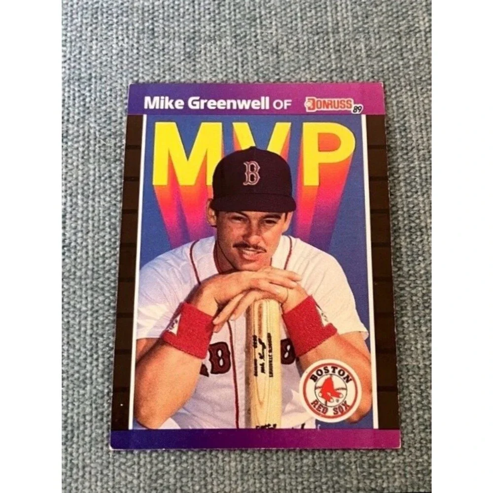 1989 Donruss Boston Red Sox MVP Baseball Card Trading Card